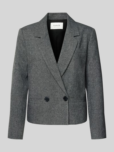 B.Young Blazer met reverskraag, model 'Etona' Lichtgrijs - 2