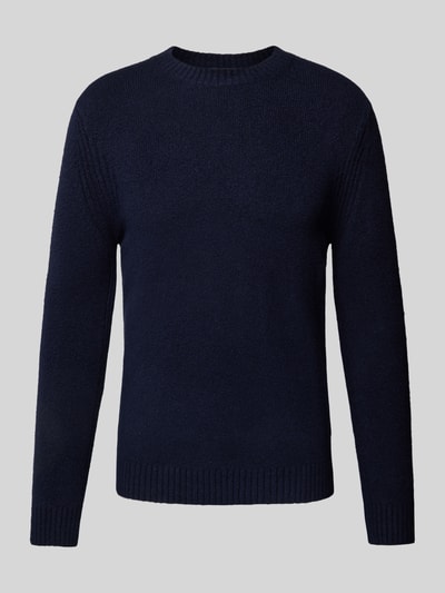 Cinque Gebreide pullover met ronde hals, model 'ZAC' Marineblauw - 2