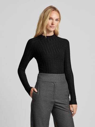 Mango Strickpullover mit Turtleneck Modell 'FLURRY' Black 4