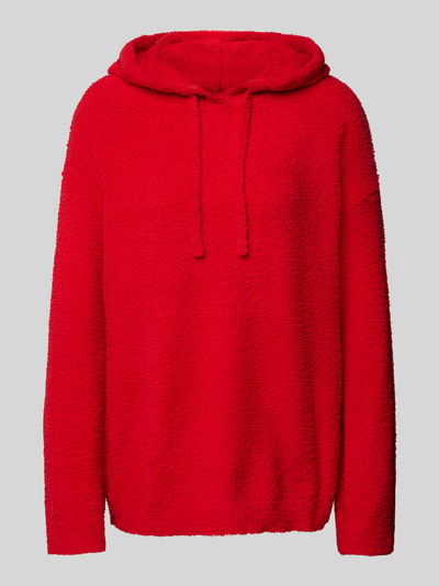 Jake*s Casual Hoodie aus Teddyfell Rot 1