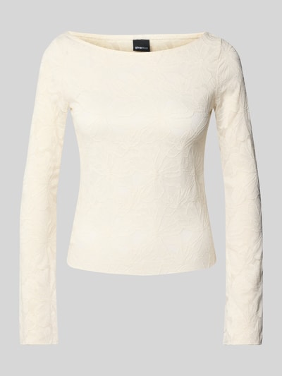 Gina Tricot Longsleeve mit Ausbrenner-Effekt Offwhite 2