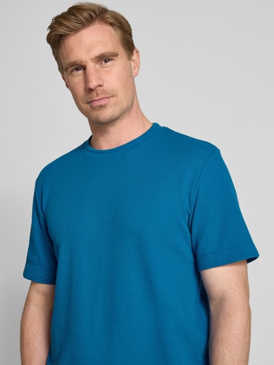 Tom Tailor Regular Fit T-Shirt aus Baumwoll-Mix Petrol 3