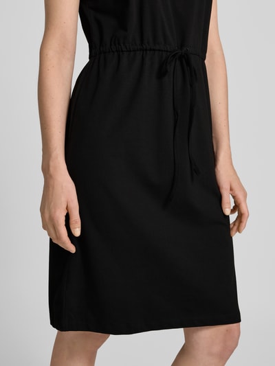 B.Young Knielanges Kleid mit Tunnelzug Modell 'PANDINNA' Black 3