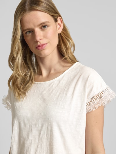Pepe Jeans Regular Fit T-Shirt aus reiner Baumwolle Modell 'NAIN' Weiss 3