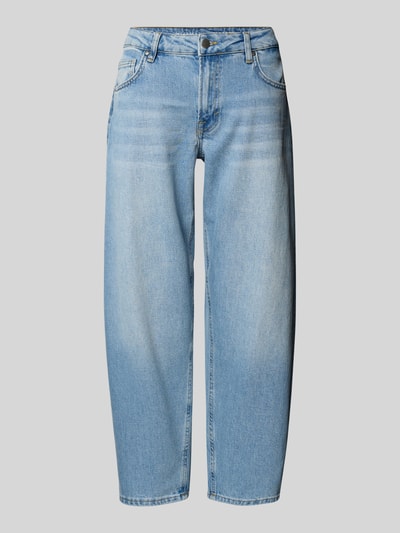 My Essential Wardrobe High Waist Jeans im 5-Pocket-Design Modell 'Baloo' Hellblau 2