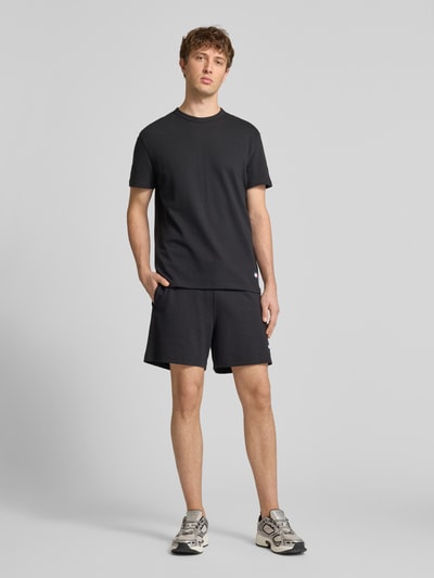 Tommy Jeans Regular Fit T-Shirt aus Baumwoll-Mix Black 1