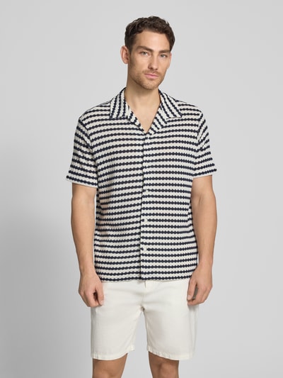 Selected Homme Relaxed Fit Poloshirt aus Baumwoll-Mix Modell 'DYLAN' Blau 4