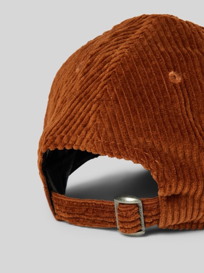 New Era Basecap aus Cord mit verstellbarem Riemen Rostrot 3