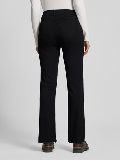Soyaconcept Straight fit jeans met franjes, model 'NADIRA' Zwart - 5
