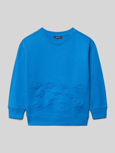 Blue Seven Sweatshirt met ribboorden Blauw - 1