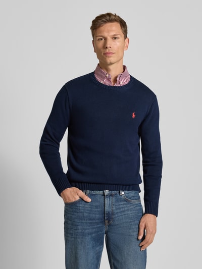 Polo Ralph Lauren Gebreide pullover met ribboorden Marineblauw - 4