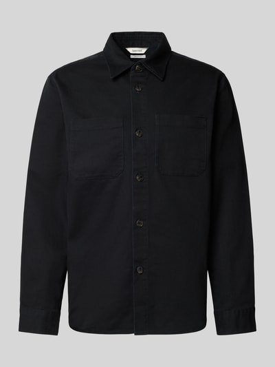 SELECTED HOMME Regular Fit Hemdjacke aus reiner Baumwolle Modell 'TRAVIS' Black 2