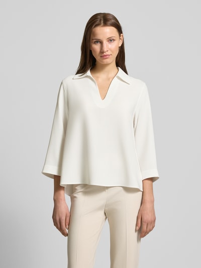 Windsor Regular Fit Bluse mit 3/4-Arm Offwhite 4