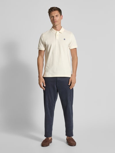 MCNEAL Regular Fit Poloshirt mit Label-Stitching Sand 1