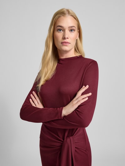 Rich & Royal Maxikleid mit Knoten-Detail Bordeaux 3