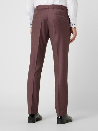 Wilvorst Pantalon van wol Bordeaux - 5