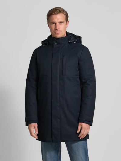 Geox Regular Fit Parka mit Reißverschlusstaschen Modell 'AERANTIS' Marine 4