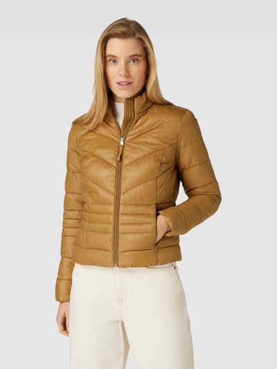 Vero Moda Outdoor Steppjacke in unifarbenem Design Modell 'SORAYA' Camel 4