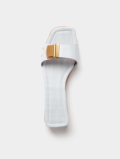 Jacquemus Sandalette mit Schnalle Blau 6