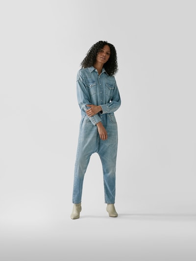 R13 Jumpsuit mit Denim-Finish Hellblau 1