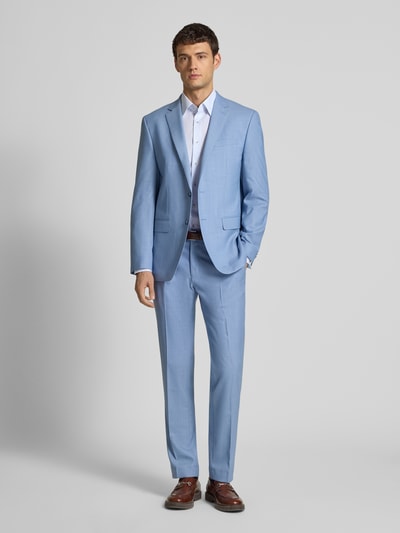 ETERNA Regular fit vrijetijdsoverhemd met borstzak, model 'Kent' Bleu - 1