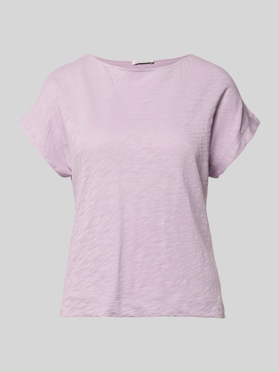 Marc O'Polo T-shirt o kroju relaxed fit z czystej bawełny Jasnofioletowy 2