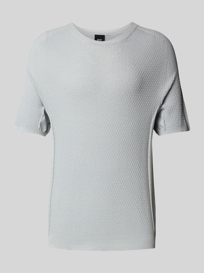 AlphaTauri Gebreide pullover met ribboorden Lichtgrijs - 2