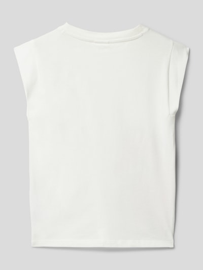 s.Oliver RED LABEL T-Shirt mit Motiv-Print Weiß 3