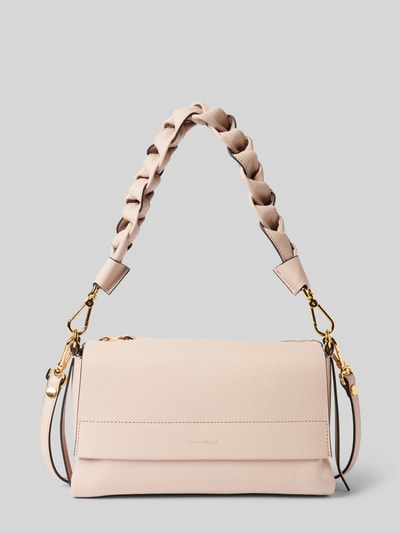 Coccinelle Torebka z detalem z logo model ‘BOHEME’ Różowawy 2