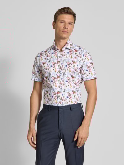 Christian Berg Men Regular Fit Business-Hemd mit Knopfleiste Weiss 4