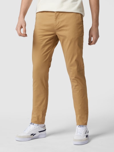 Scotch & Soda Super slim fit chino met stretch  Zand - 4