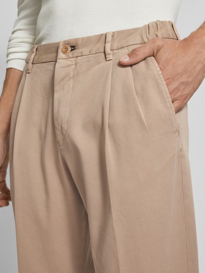 JOOP! Jeans Stoffhose mit Bundfalten Beige 3