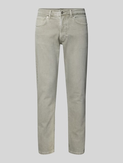 Pepe Jeans tapered fit jeans van katoenmix model 'STANLEY' Kaki - 2