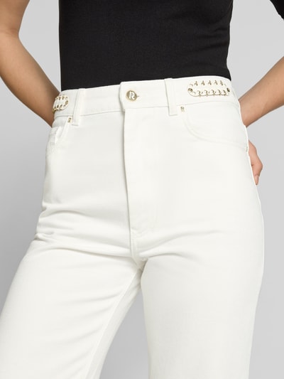 Rabanne Flared Jeans mit 5-Pocket-Design Offwhite 3