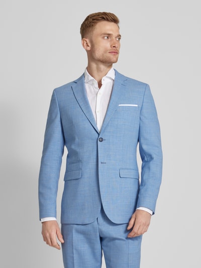 SELECTED HOMME Slim Fit 2-Knopf-Sakko mit Pattentaschen Modell 'OASIS' Hellblau 4