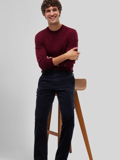 Tommy Hilfiger Slim Fit Cordhose aus Baumwoll-Mix Marine 3