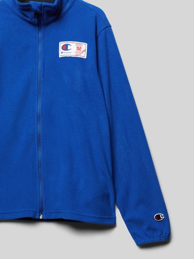 CHAMPION Fleecejacke mit Logo-Stitching Royal 2