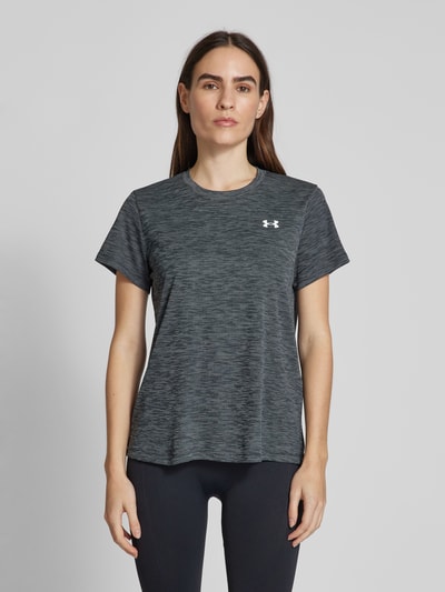 Under Armour T-Shirt mit Logo-Print Modell 'Tech Textured' Black 4