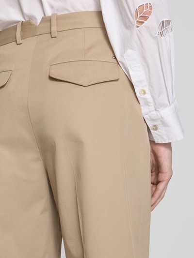 Tommy Hilfiger Weite Hose aus Baumwoll-Lyocell-Mix Beige 3