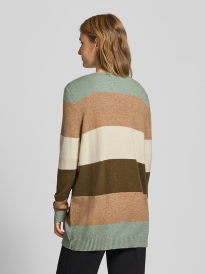 Only Regular Fit Cardigan aus Viskose-Mix Modell 'LESLY' Schilf Melange 5