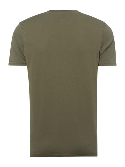 Alpha Industries T-Shirt mit Camouflage-Muster Oliv 3