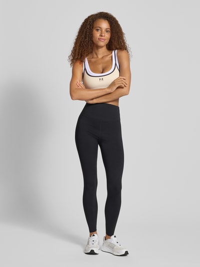 P.E Nation Sportbeha in dubbele-laagsjeslook, model 'FORWARD' Marineblauw - 1