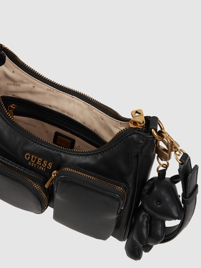 Guess Crossbody Bag in Leder-Optik Black 3