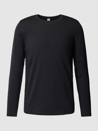 Skiny Longsleeve mit Label-Detail Black 2