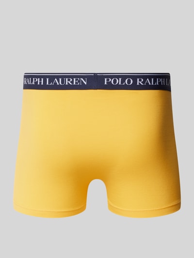 Polo Ralph Lauren Underwear Trunks mit elastischem Label-Bund im 3er-Pack Gelb 3