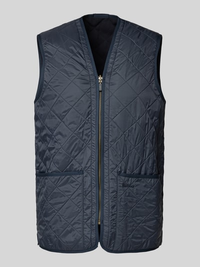 Barbour Regular fit bodywarmer met warme fleece aan de binnenkant Marineblauw - 2