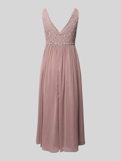 My Mascara Curves Abendkleid mit Spitzenbesatz Mauve 3