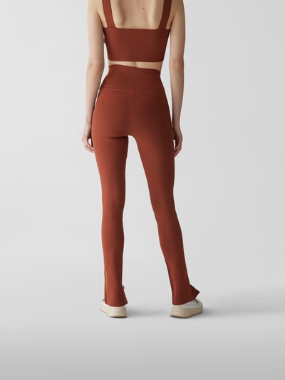 Victoria Beckham Leggings mit elastischem Bund Mittelbraun 5