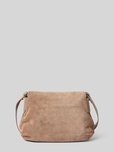 Coccinelle Handtasche mit Label-Detail Modell 'REBEKKA' Taupe 4