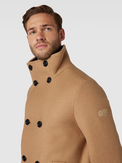 AlphaTauri Jack met opstaande kraag en mouwtrensjes, model 'ORATA' Beige - 3